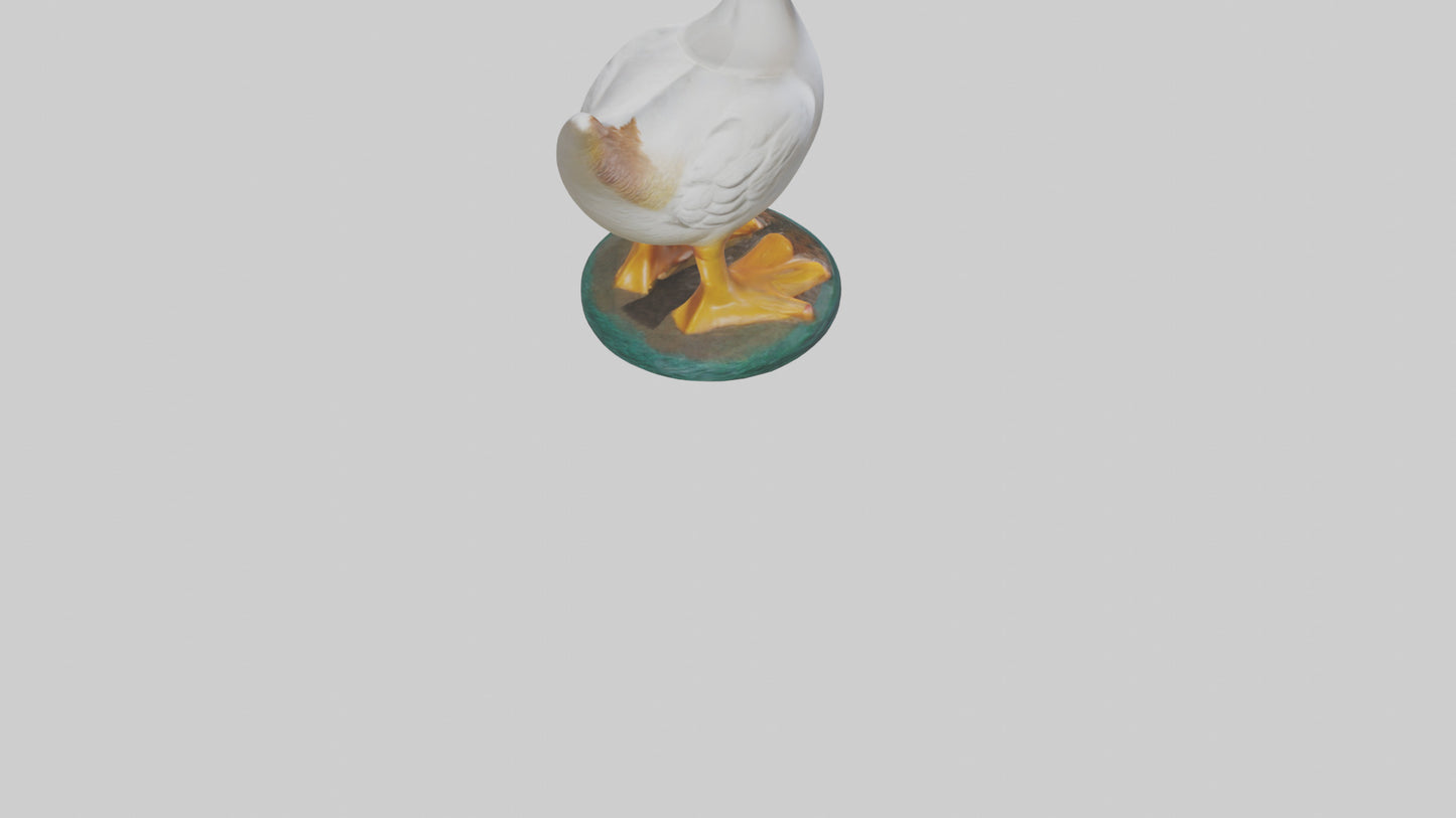 3D model Duck statue model VR / AR / low-poly