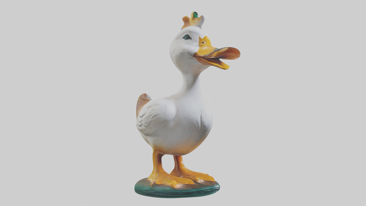 3D model Duck statue model VR / AR / low-poly
