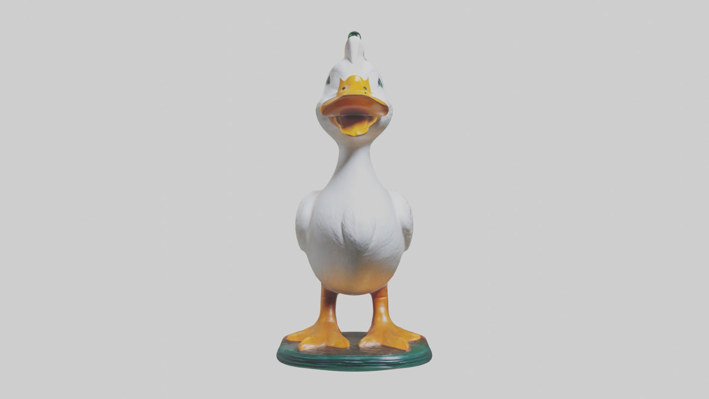 3D model Duck statue model VR / AR / low-poly