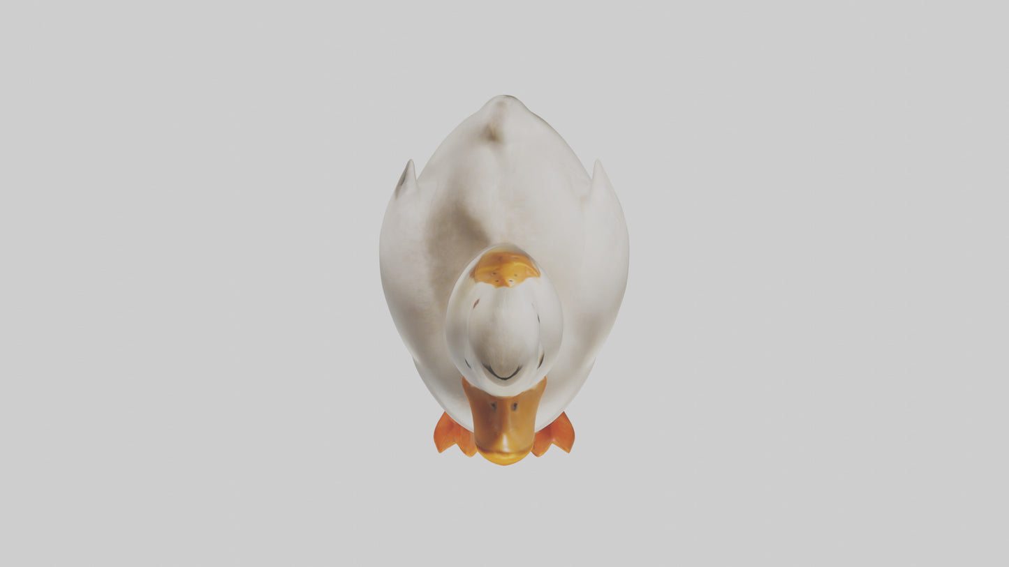 Duck waddling model 3D model