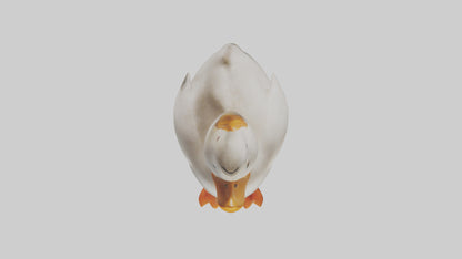 Duck waddling model 3D model