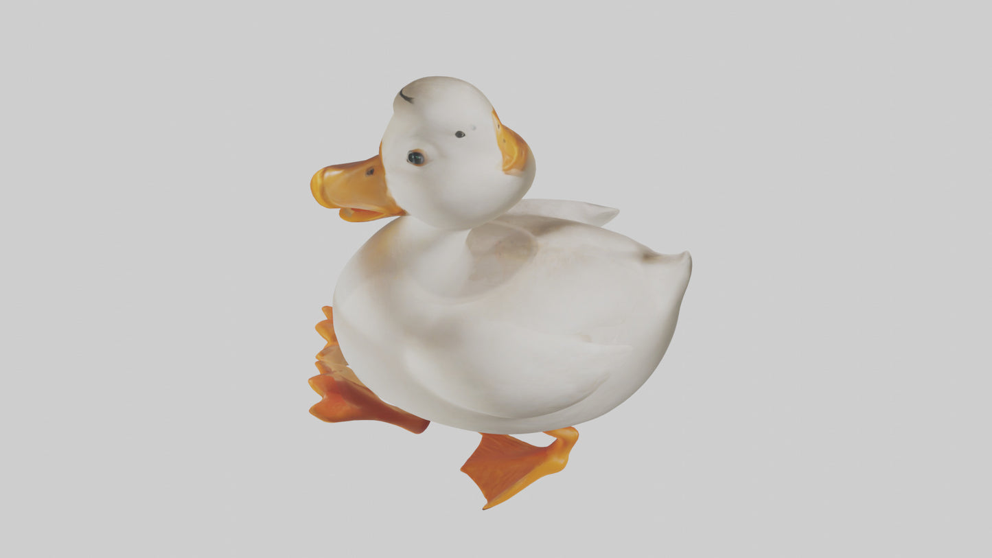 Duck waddling model 3D model