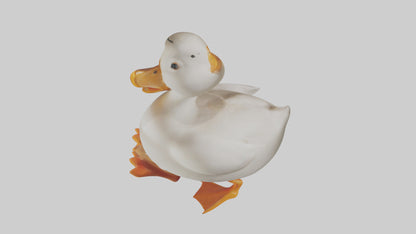 Duck waddling model 3D model