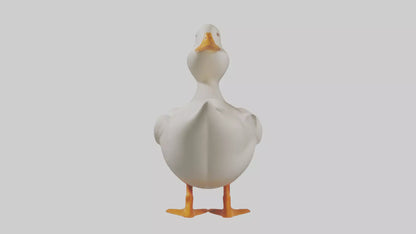Duck waddling model 3D model