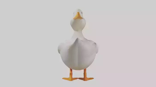 Duck waddling model 3D model