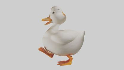 Duck waddling model 3D model