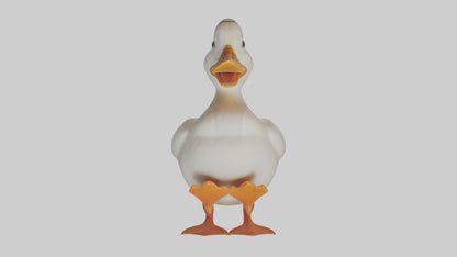 Duck waddling model 3D model