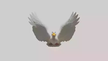 Duck Wings Model 3D model