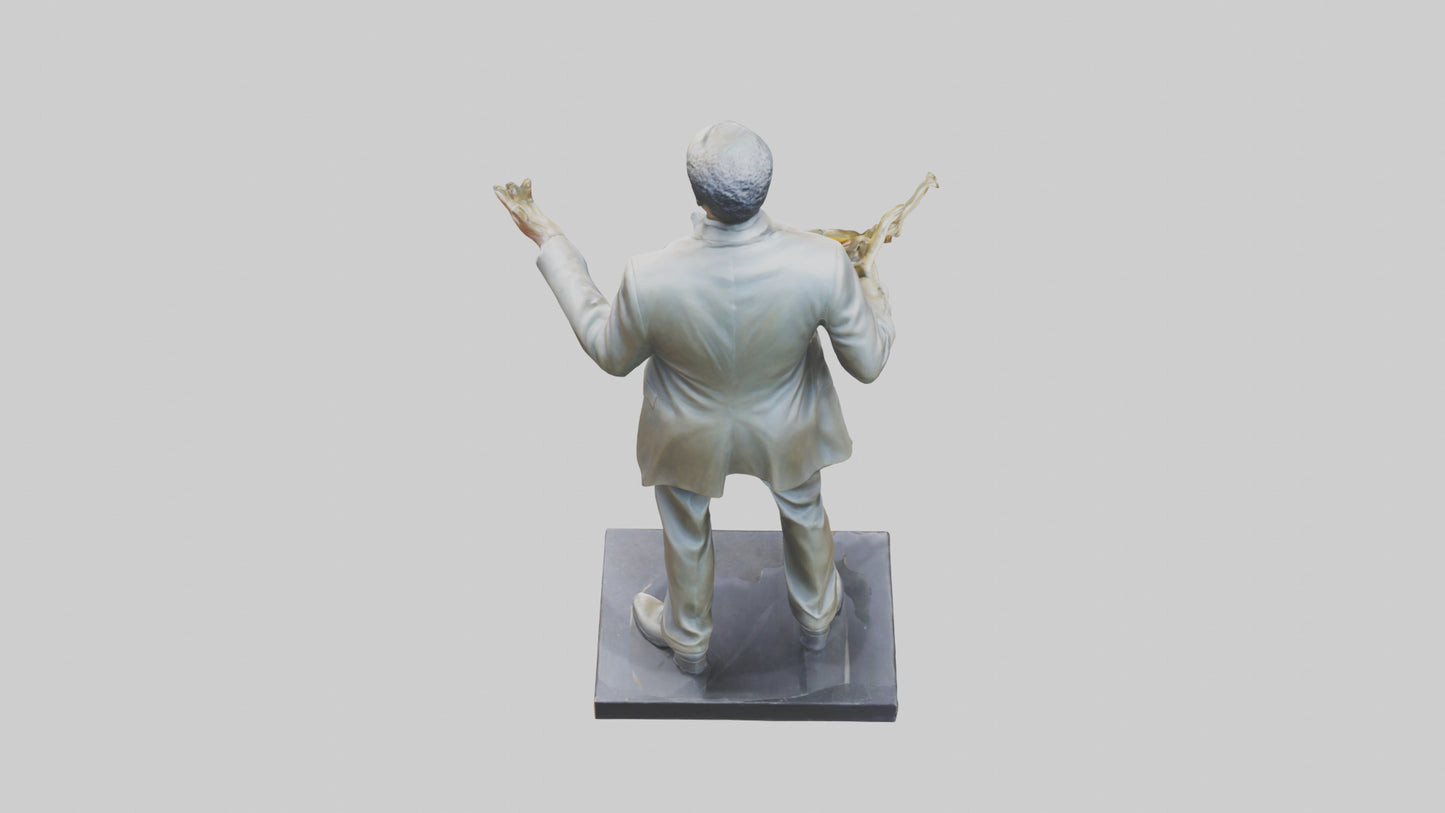 Duke Ellington statue model 3D model