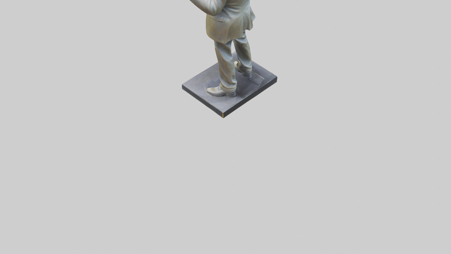 Duke Ellington statue model 3D model
