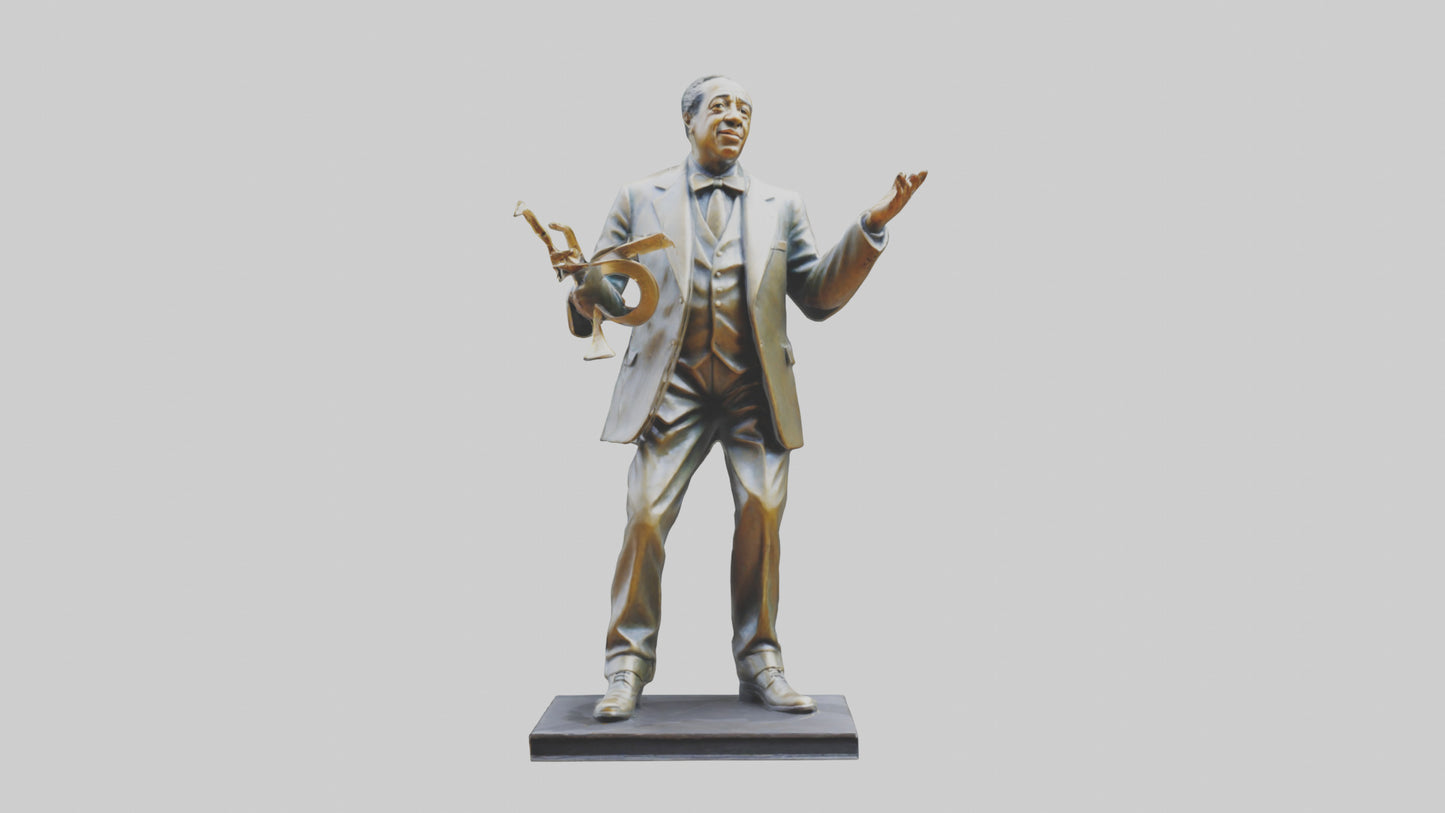 Duke Ellington statue model 3D model