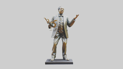 Duke Ellington statue model 3D model