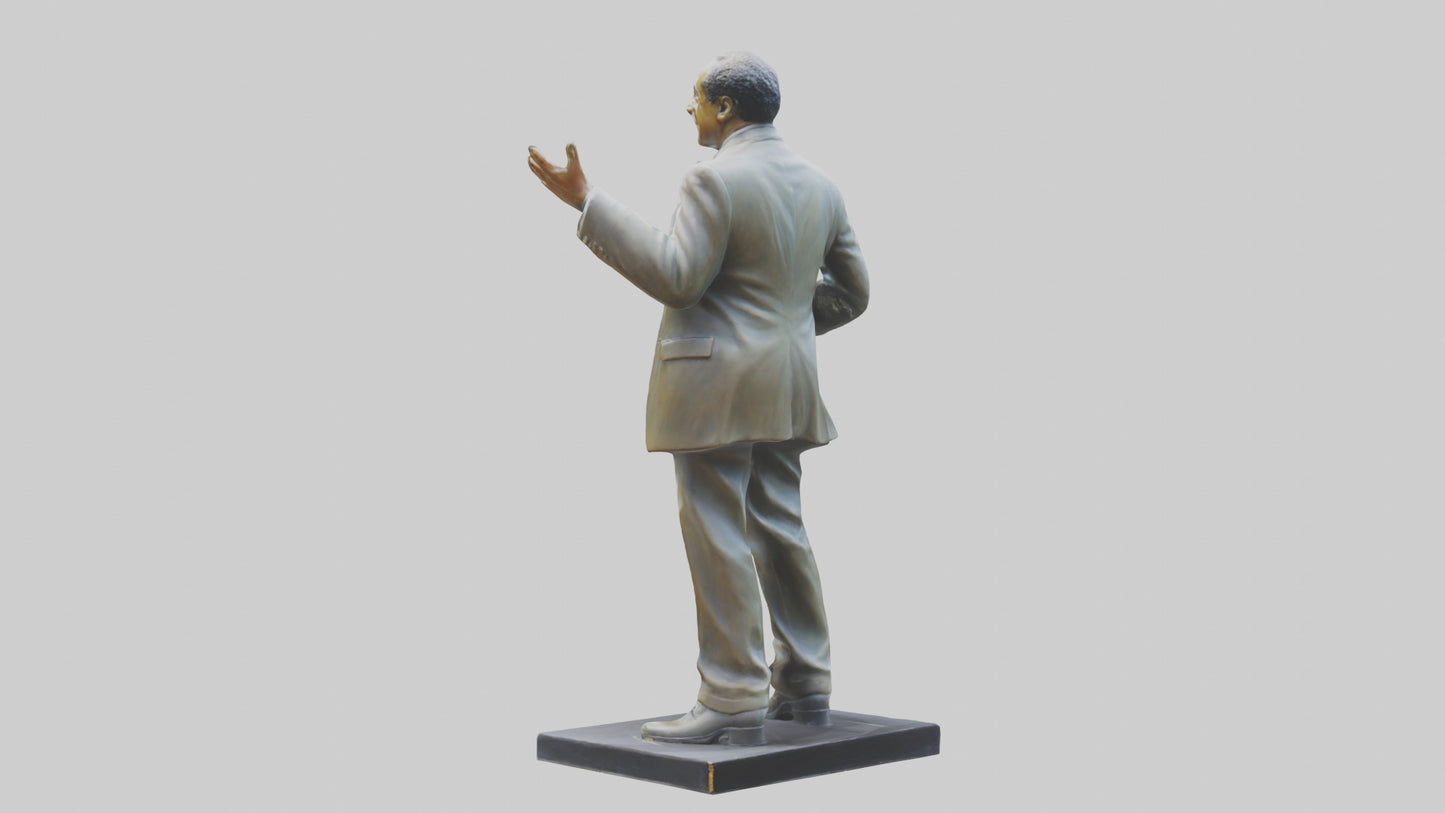 Duke Ellington statue model 3D model