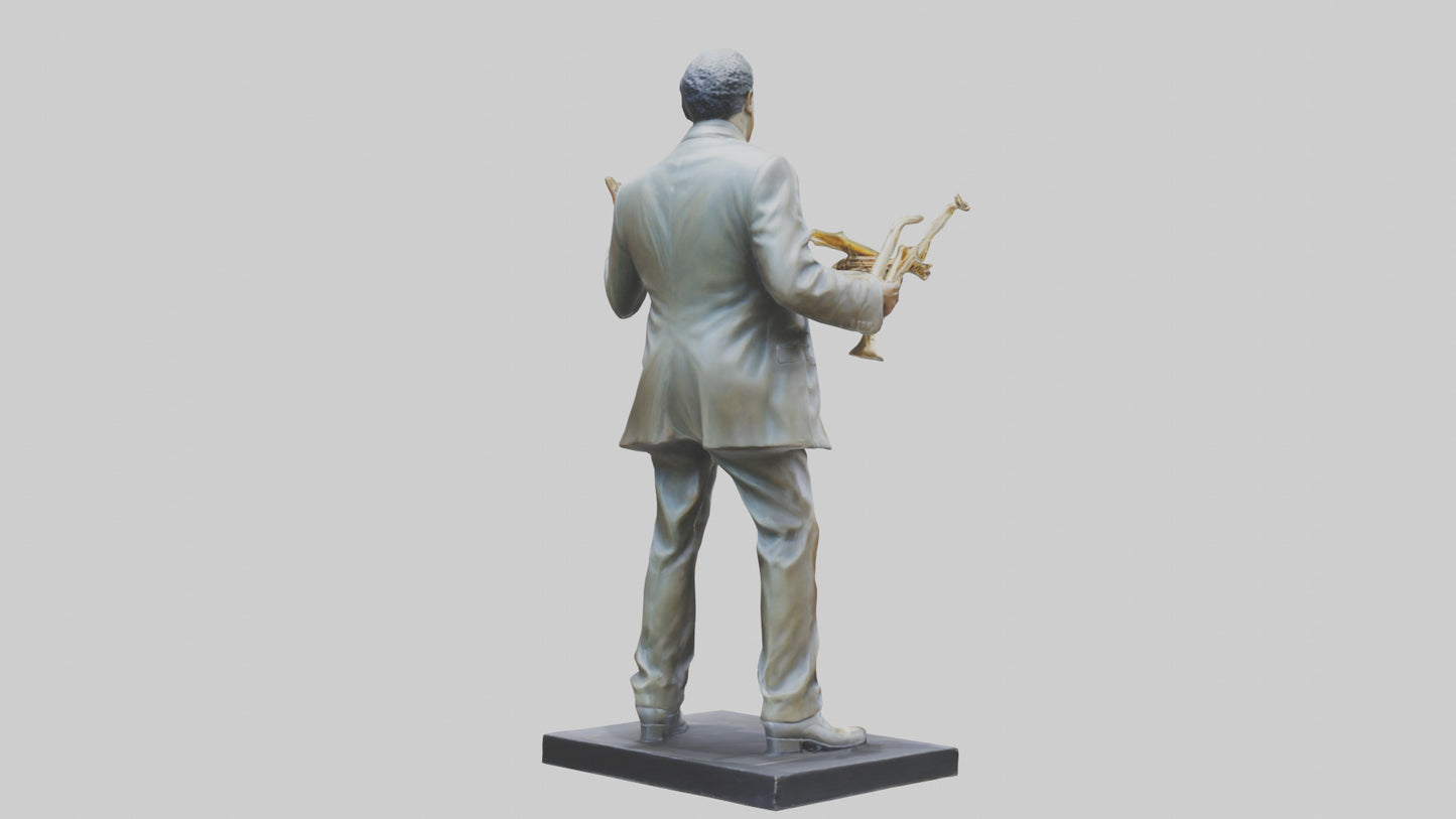 Duke Ellington statue model 3D model