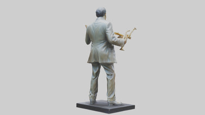 Duke Ellington statue model 3D model