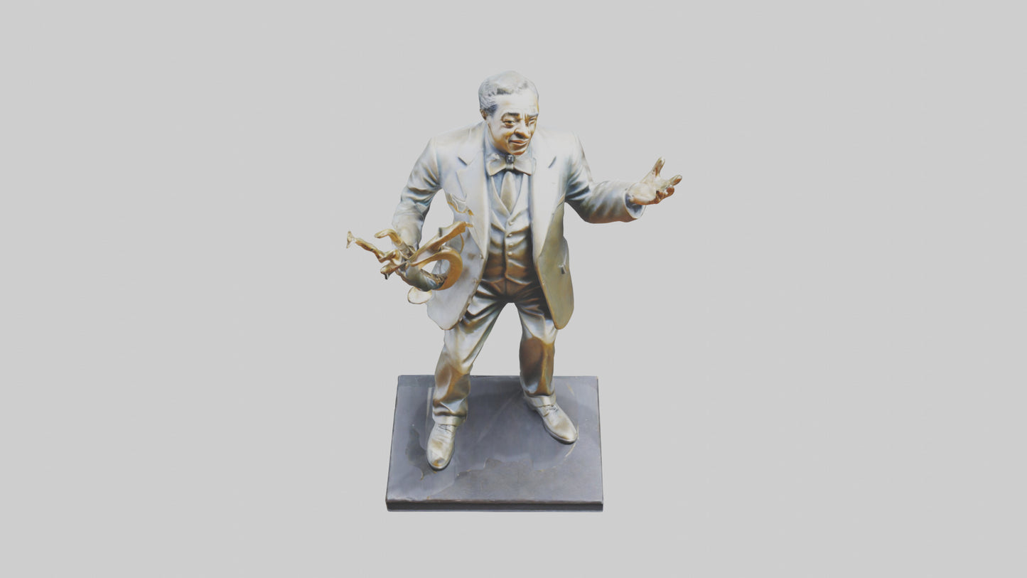 Duke Ellington statue model 3D model