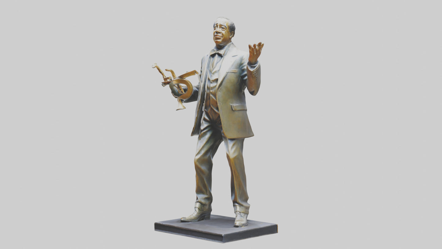 Duke Ellington statue model 3D model