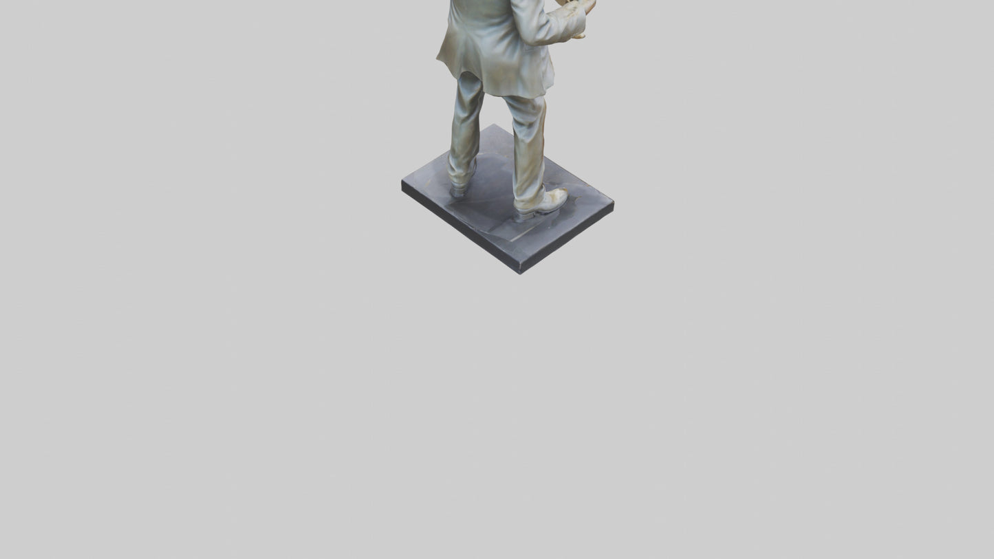 Duke Ellington statue model 3D model