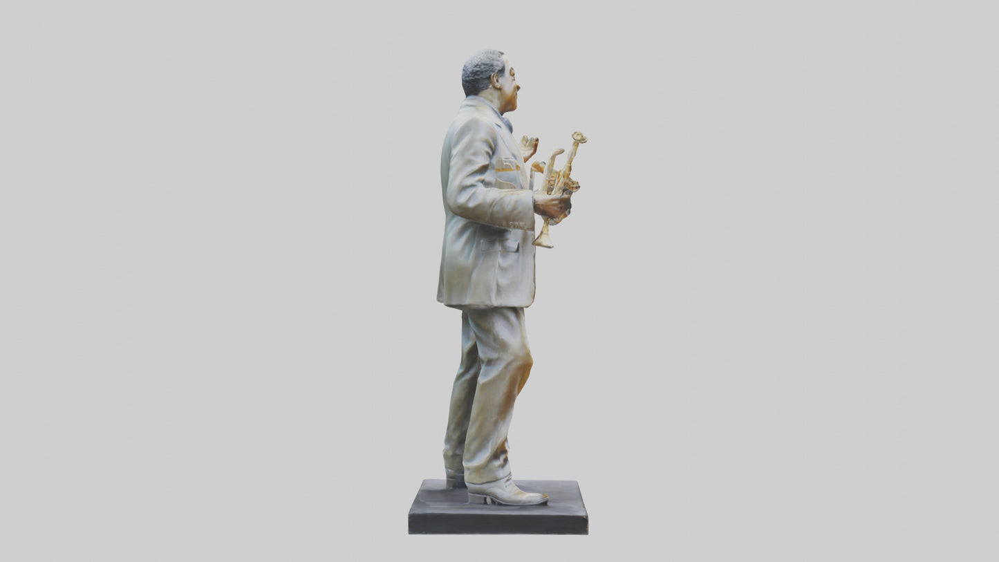 Duke Ellington statue model 3D model