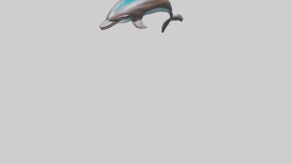 Dusky Dolphin statue model VR / AR / low-poly
