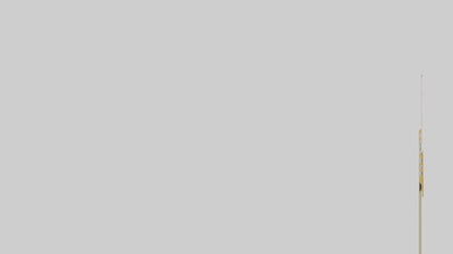 3D model Dust Hazard Area Warning Sign model VR / AR / low-poly