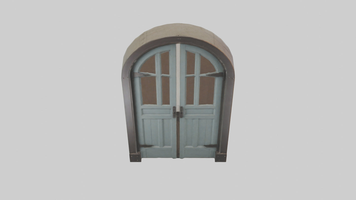 Dutch door model 2 3D model