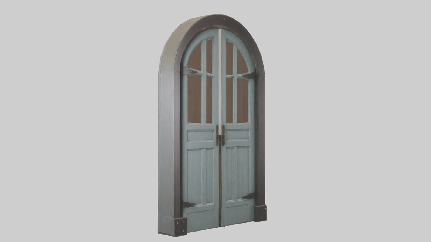 Dutch door model 2 3D model