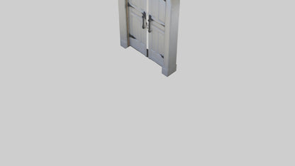 Dutch door model 2 3D model