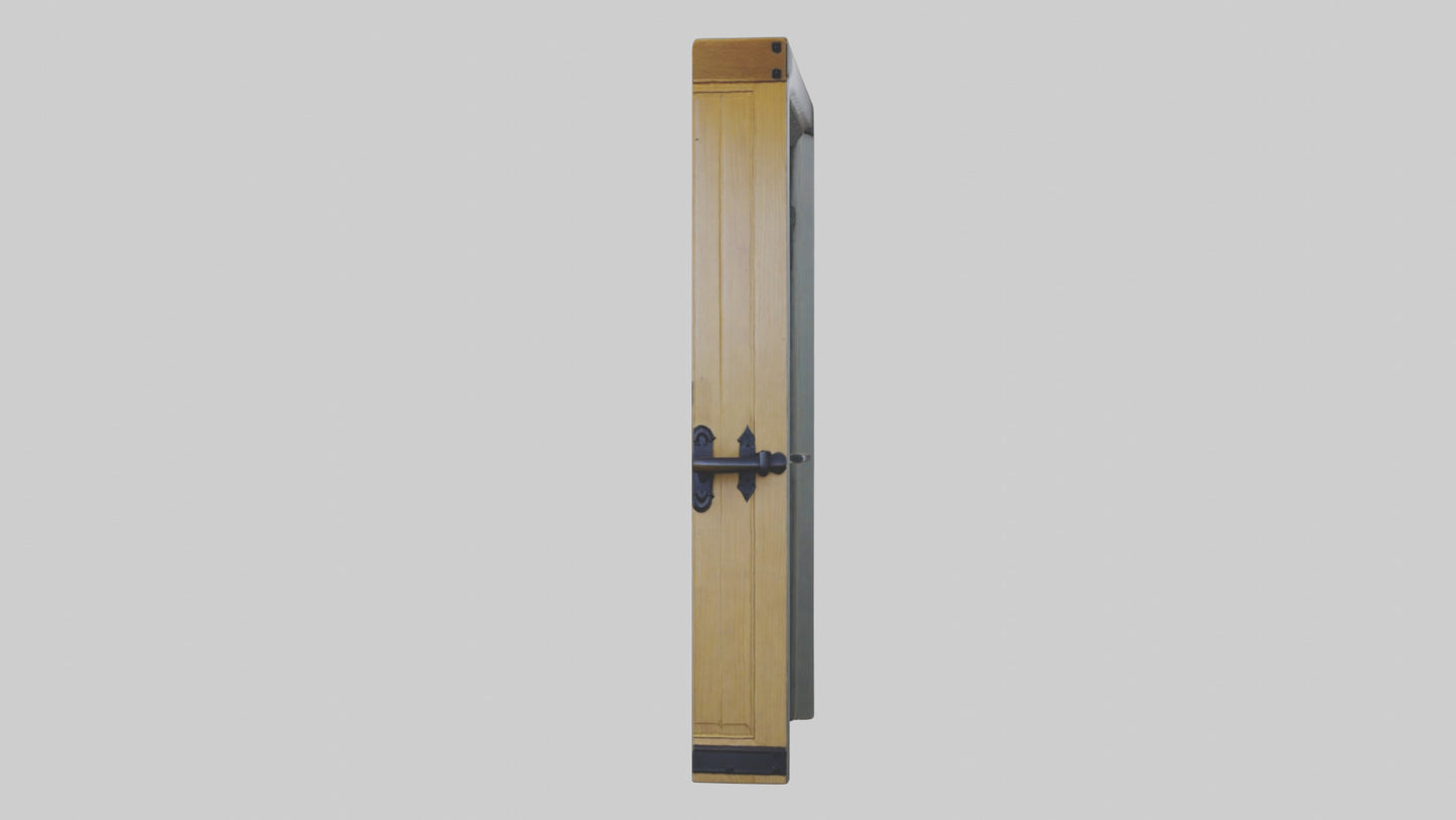 Dutch door model 2 3D model