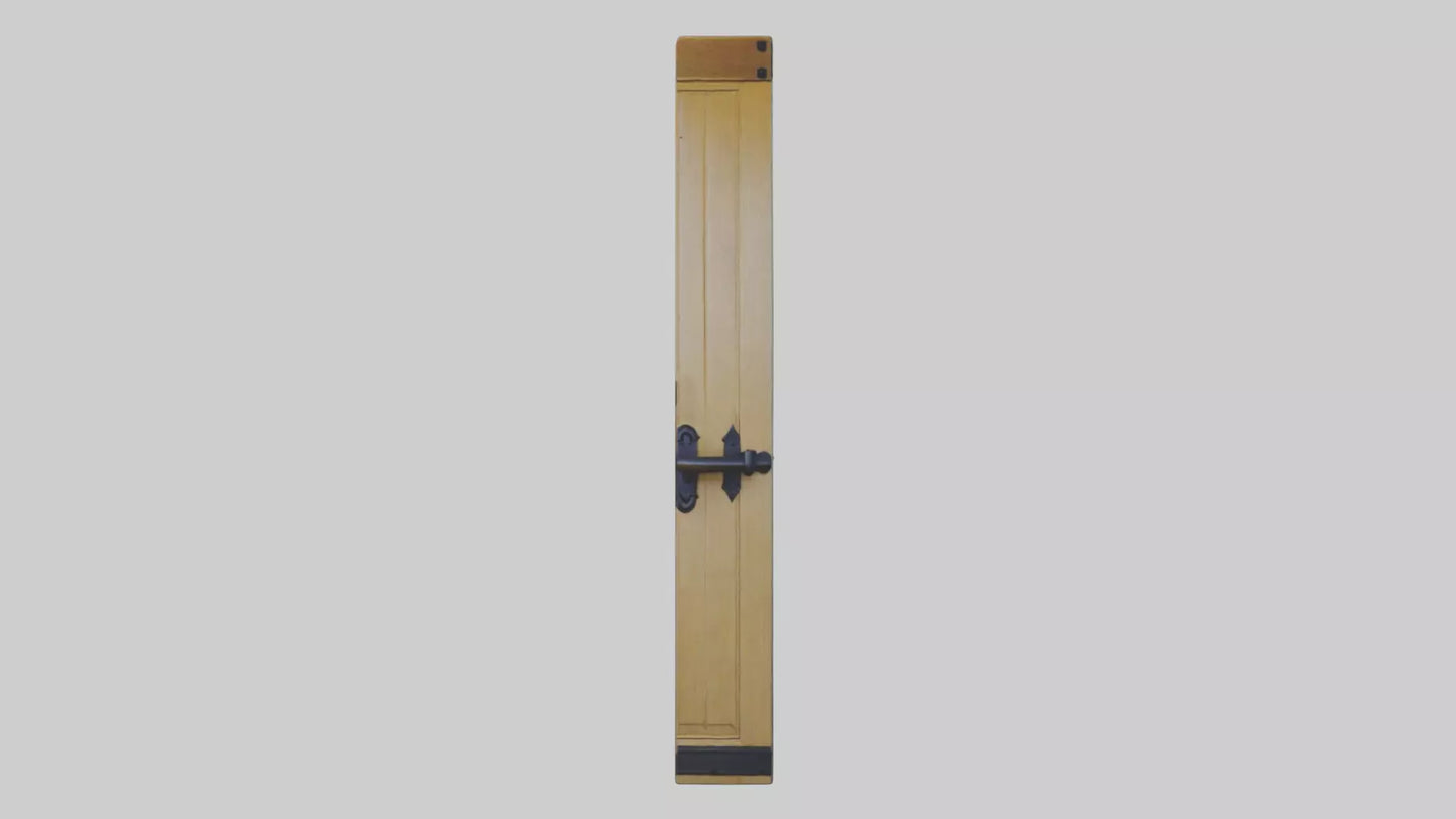 Dutch door model 2 3D model