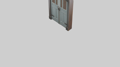 Dutch door model 2 3D model