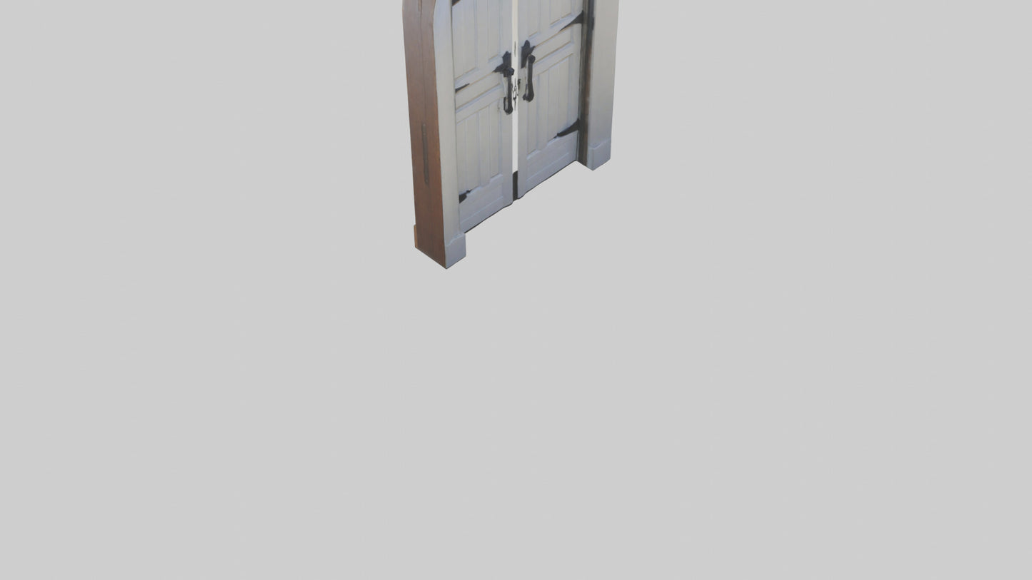 Dutch door model 2 3D model