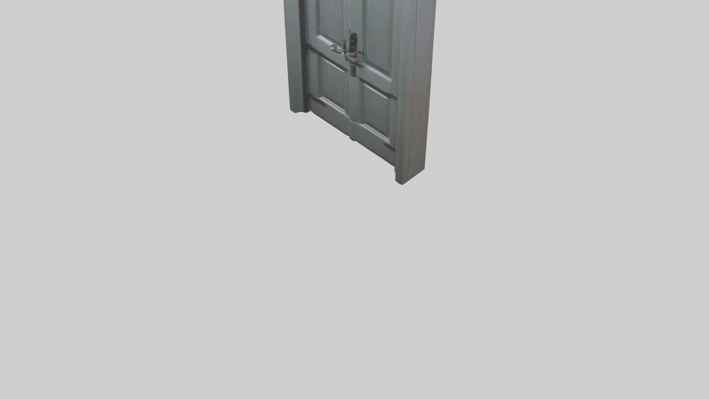 3D model Dutch Door Model VR / AR / low-poly
