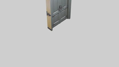 3D model Dutch Door Model VR / AR / low-poly