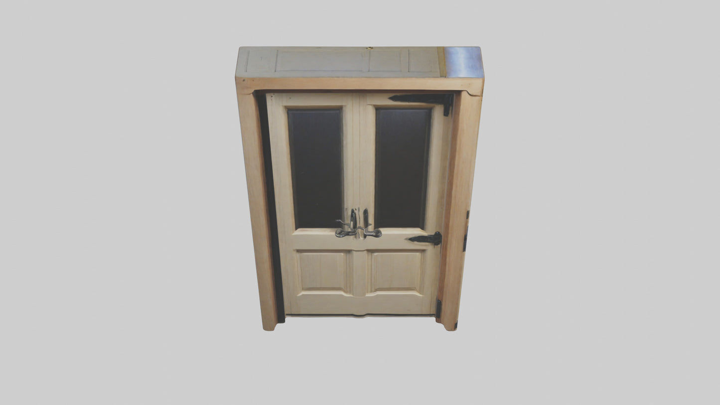 3D model Dutch Door Model VR / AR / low-poly