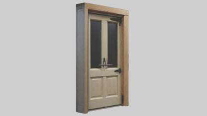 3D model Dutch Door Model VR / AR / low-poly