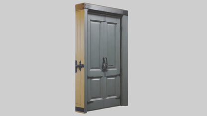 3D model Dutch Door Model VR / AR / low-poly