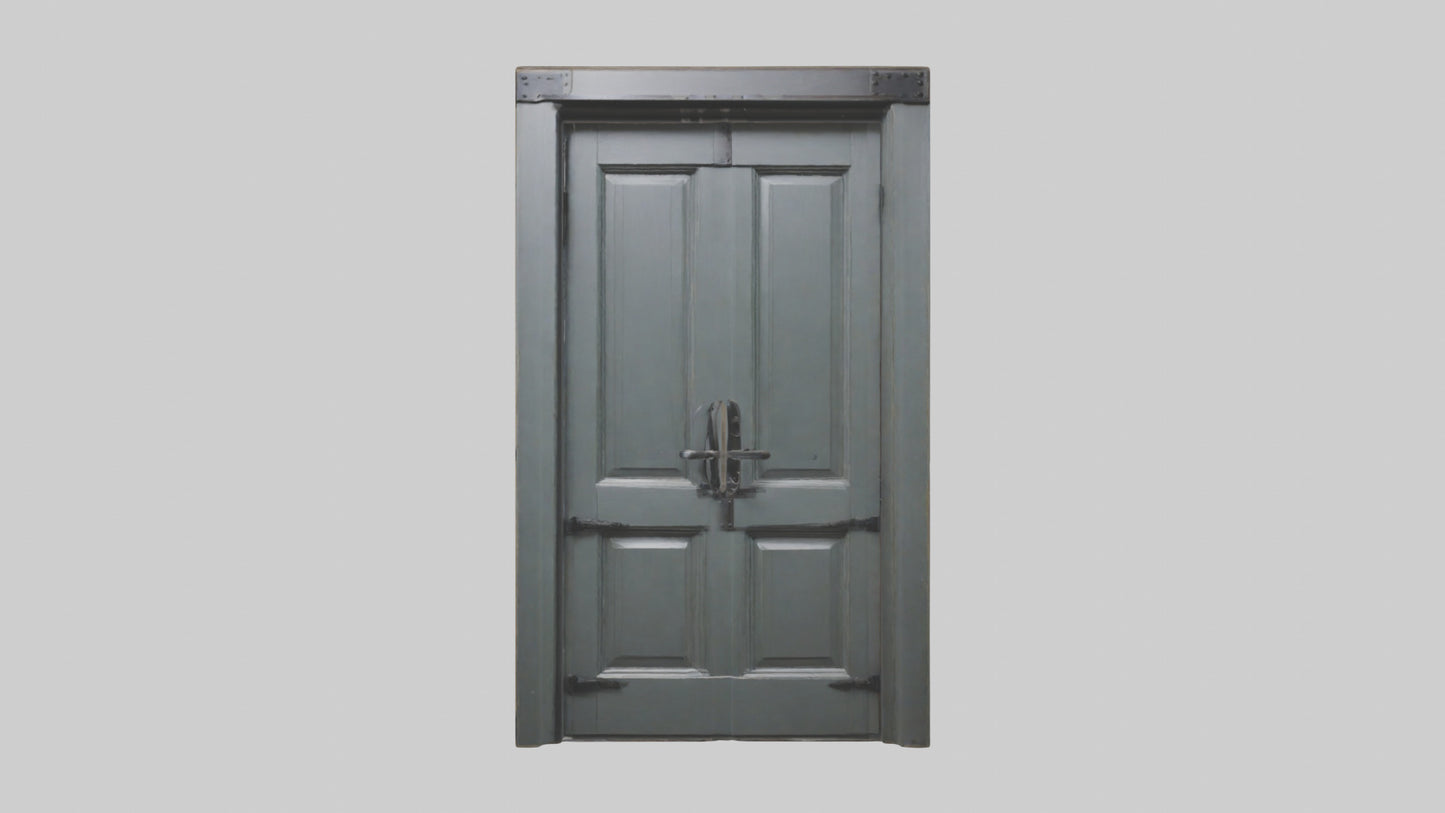 3D model Dutch Door Model VR / AR / low-poly