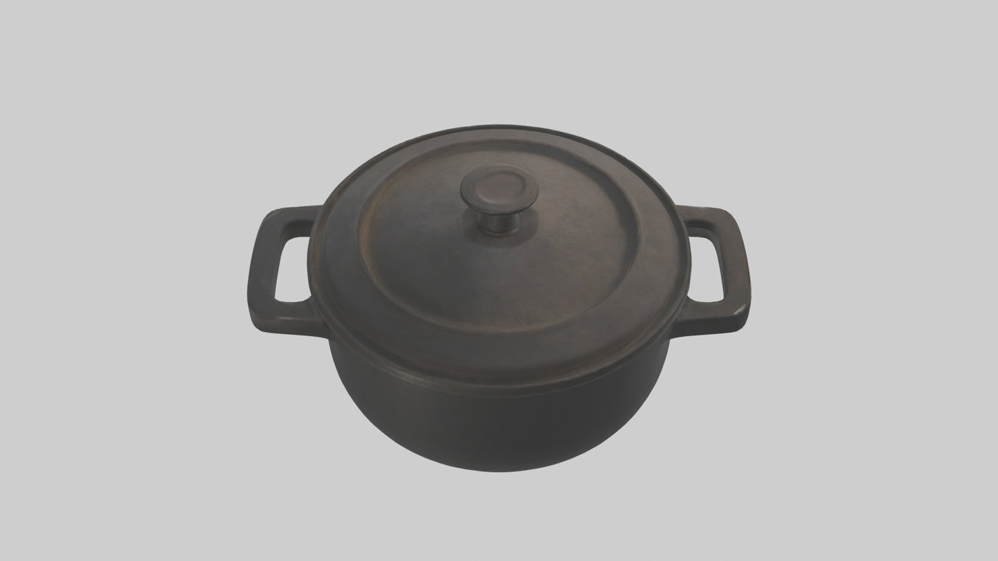 Dutch oven model 3D model