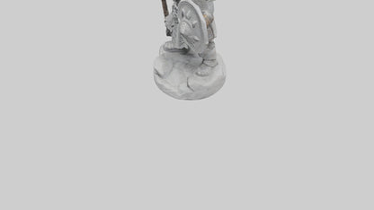 Dwarven Warrior statue model 3D model