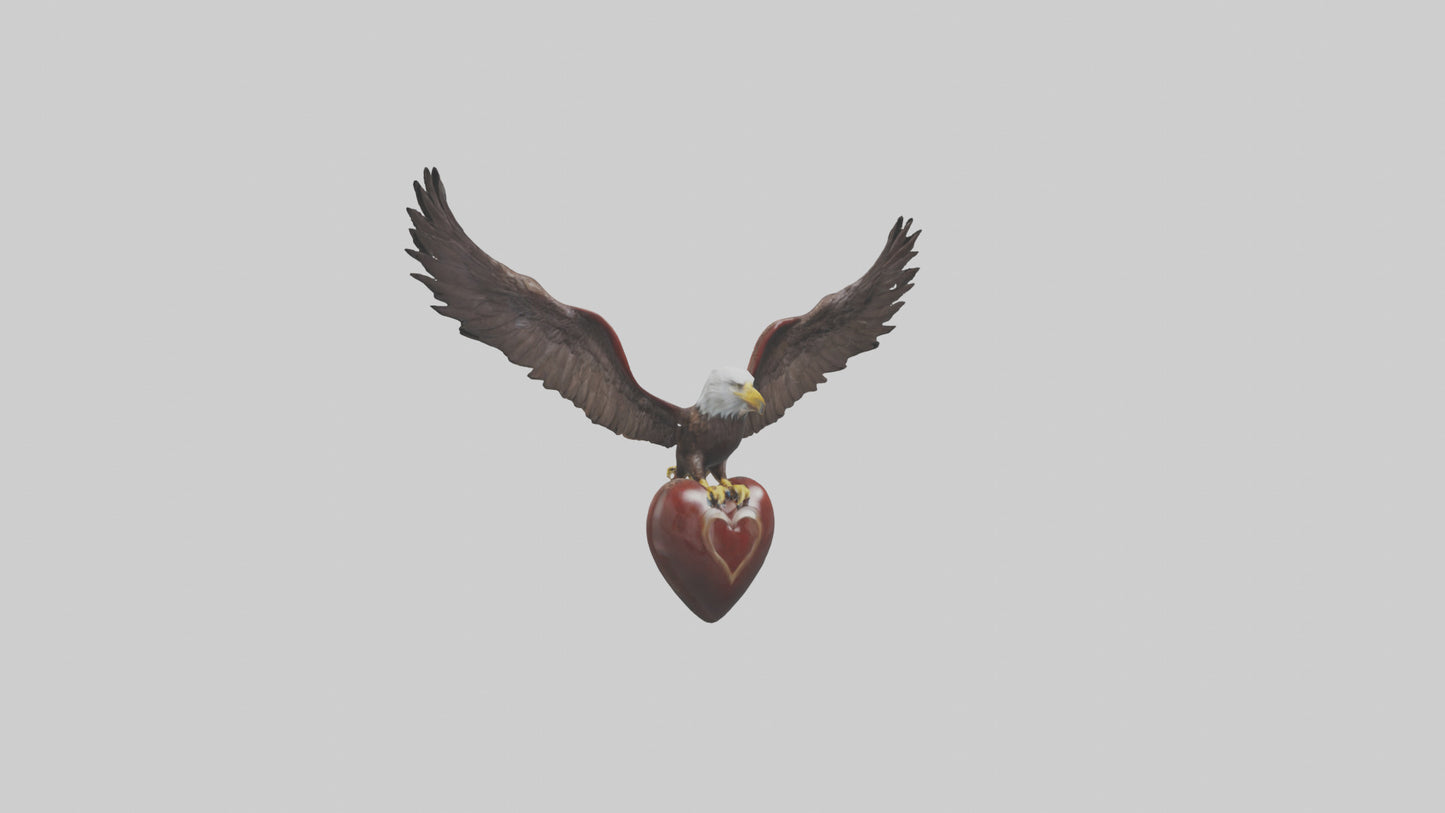 Eagle Heart 3D model