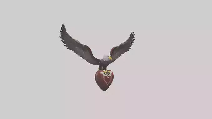 Eagle Heart 3D model