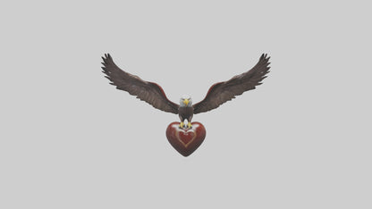 Eagle Heart 3D model