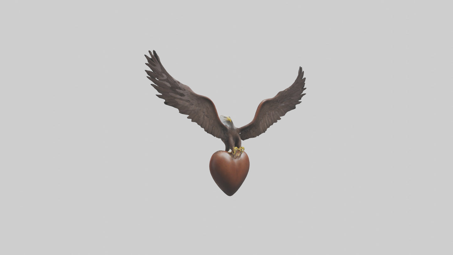 Eagle Heart 3D model