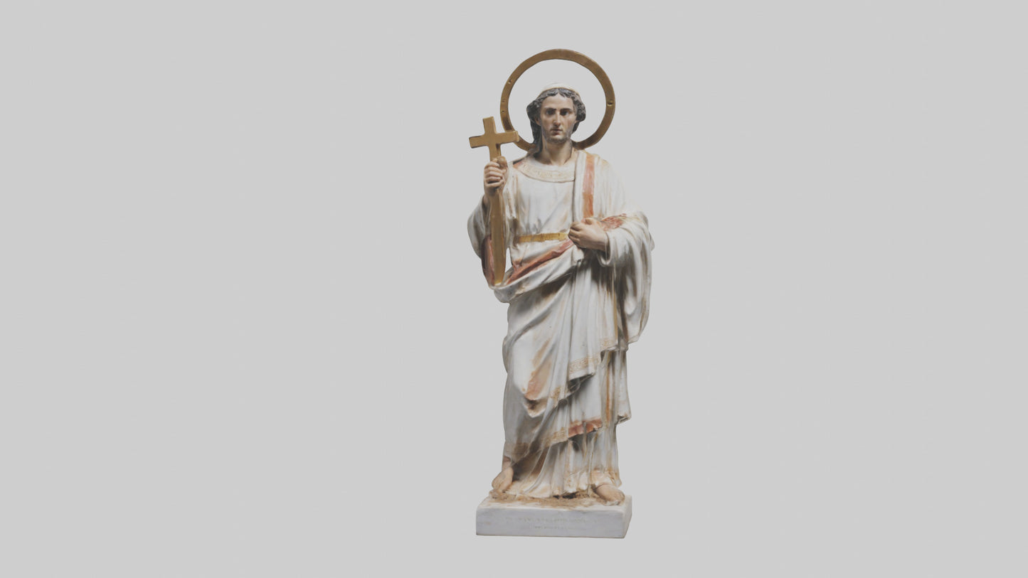 3D model Early Christian Martyr statue model VR / AR / low-poly