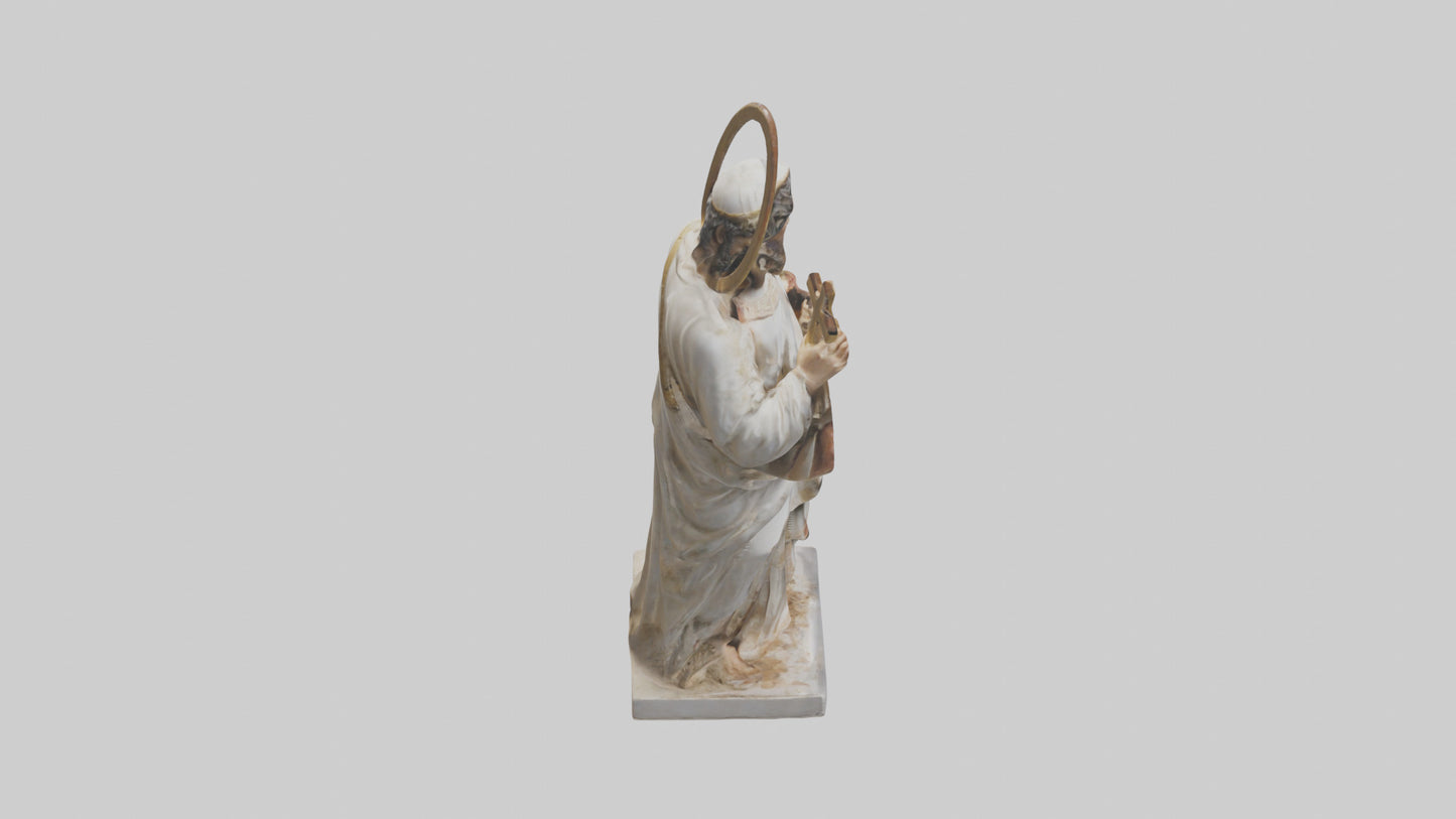 3D model Early Christian Martyr statue model VR / AR / low-poly