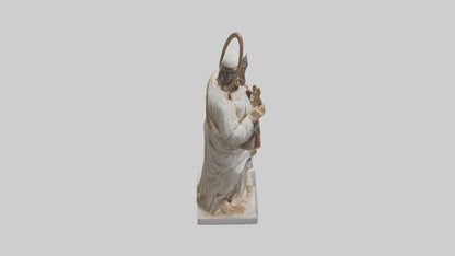 3D model Early Christian Martyr statue model VR / AR / low-poly