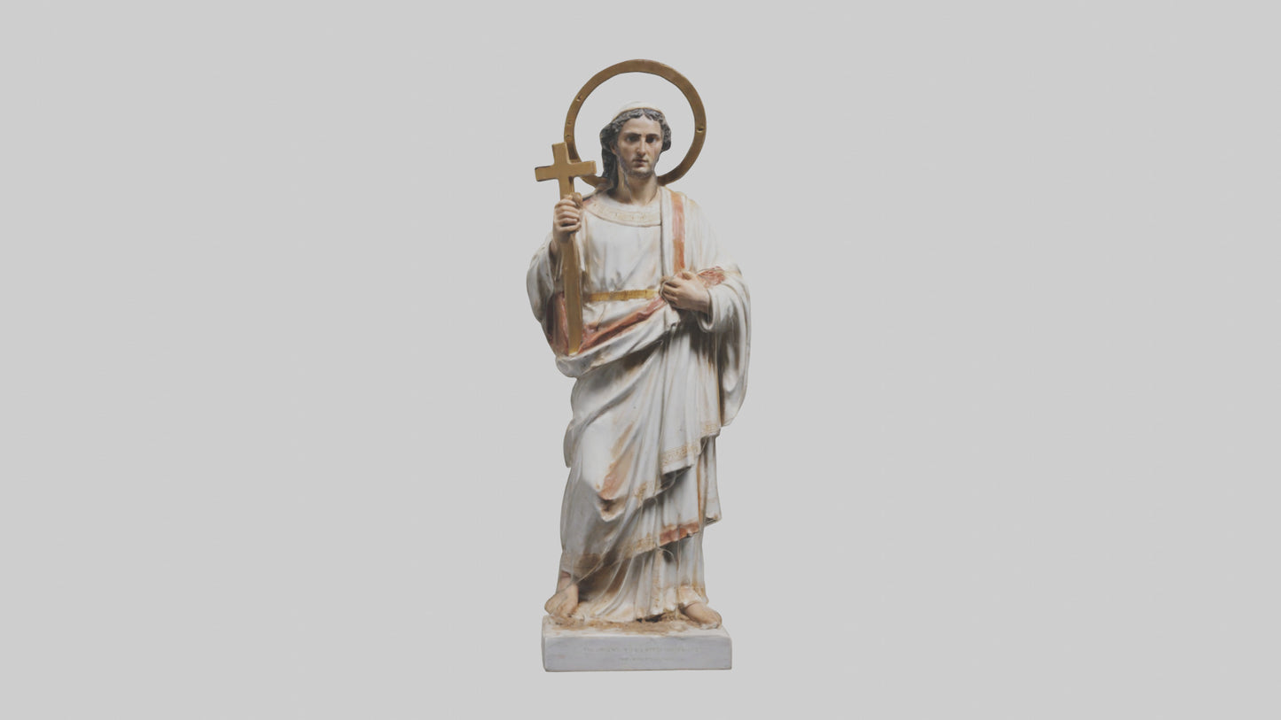 3D model Early Christian Martyr statue model VR / AR / low-poly
