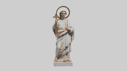 3D model Early Christian Martyr statue model VR / AR / low-poly