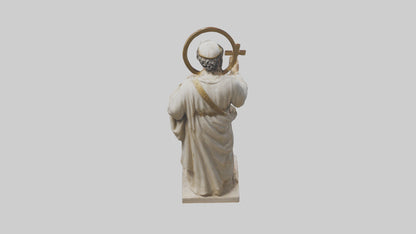 3D model Early Christian Martyr statue model VR / AR / low-poly